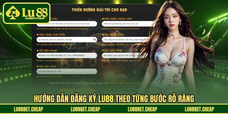 Đăng Ký LU88 - Mở Tài Khoản Nhanh Để Trải Nghiệm Ngay